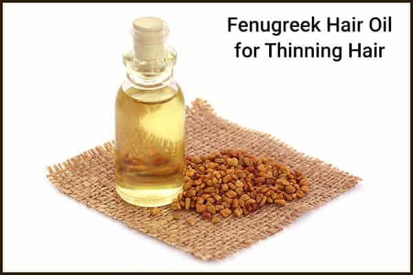 6 فوائد لبذور الحلبة للشعر و 4 طرق لاستخدامها - skin-beauty fenugreek hair oil for thinning hair 600x400 - 6 فوائد لبذور الحلبة للشعر و 4 طرق لاستخدامها