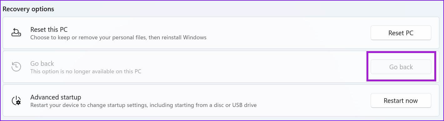 go-back-to-the-previous-version-1420x388 أفضل 8 طرق لإصلاح بطئ Windows 11 بعد التحديث