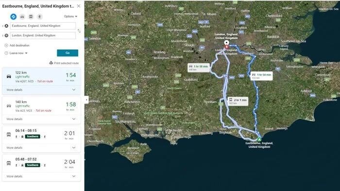 google-maps-alternatives-bing-700x394 12 من أفضل التطبيقات البديلة لخرائط Google التي يجب أن تجربها