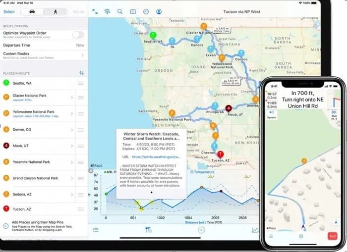 google-maps-alternatives-inroute-700x509 12 من أفضل التطبيقات البديلة لخرائط Google التي يجب أن تجربها