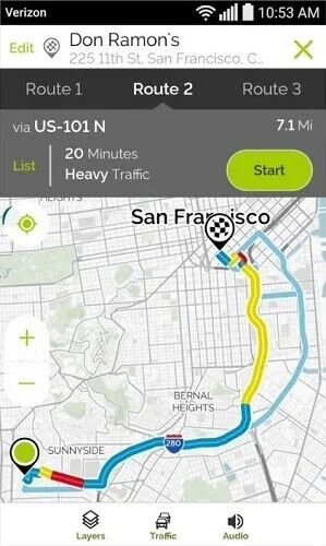 google-maps-alternatives-mapquest-299x500 12 من أفضل التطبيقات البديلة لخرائط Google التي يجب أن تجربها