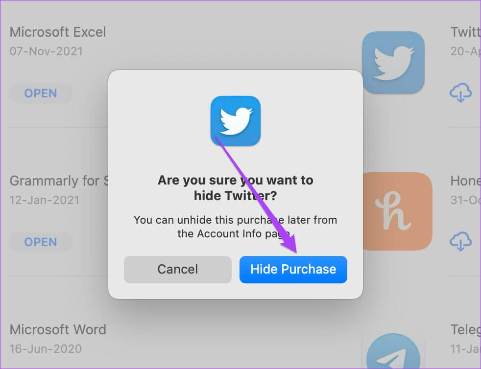 hide-purchase-confirm-app-store-mac-982x754 كيفية إخفاء سجل شراء التطبيقات على iPhone و iPad و Mac