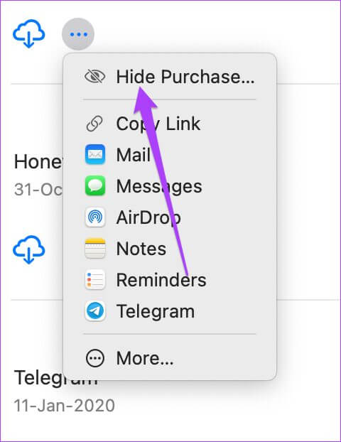 hide-purchase-on-mac-app-store-480x622 كيفية إخفاء سجل شراء التطبيقات على iPhone و iPad و Mac
