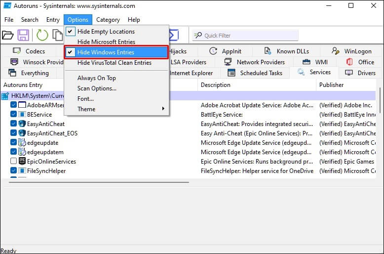 hide-windows-entries-778x514 كيفية تعطيل برنامج Windows Defender في Windows 11