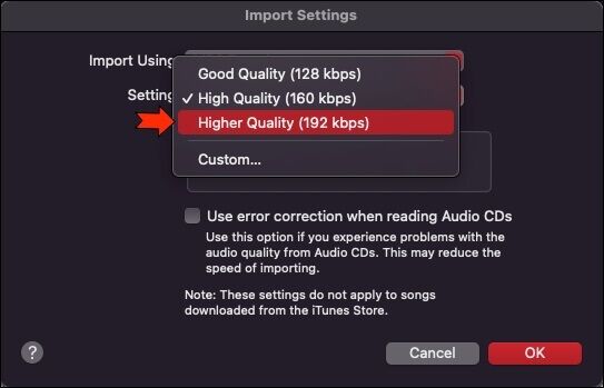 high-quality-543x349 كيفية تحويل أغاني iTunes إلى تنسيق MP3