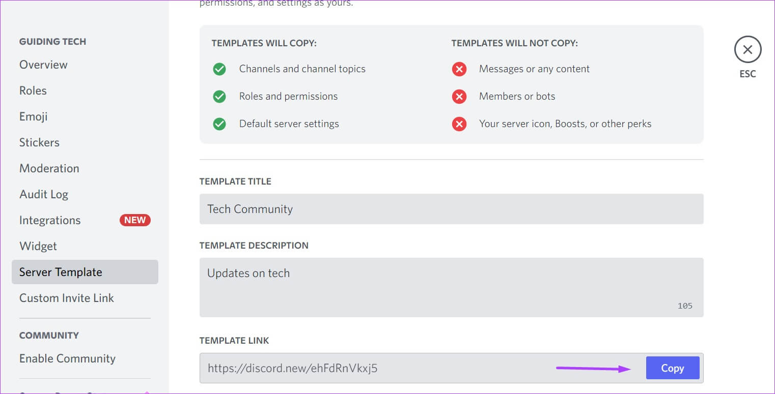 كيفية إنشاء ومزامنة وحذف قوالب خادم Discord - %categories