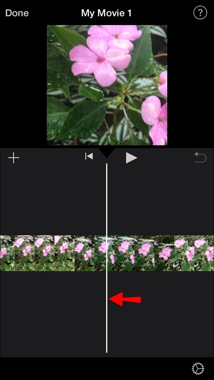 iMovie_WhiteLine-750x1334 كيفية قص مقاطع الفيديو في IMovie