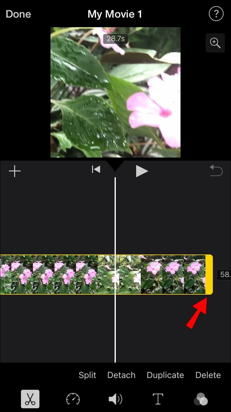 iMovie_yellow-Edge-750x1334 كيفية قص مقاطع الفيديو في IMovie