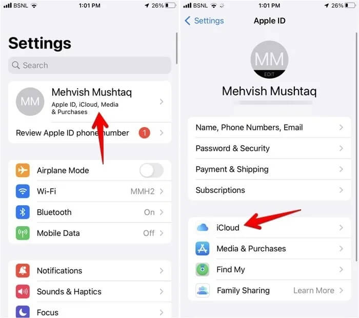 iPhone-iCloud-700x620 كيفية نقل جهات الاتصال من هاتف إلى آخر