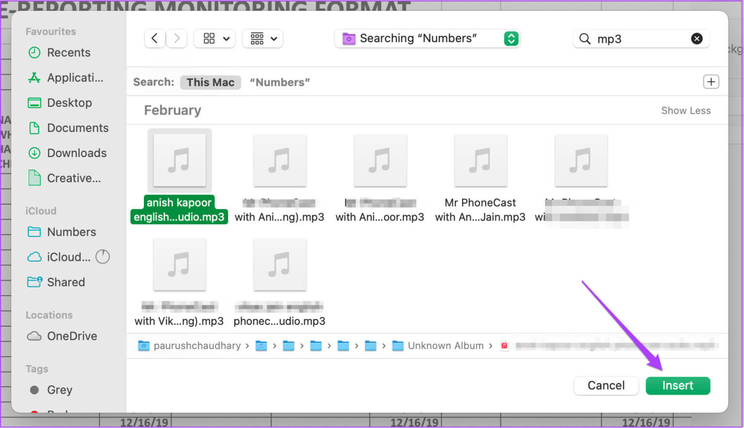 insert-audio-file-numbers-app-mac-1536x883-1-1536x883 كيفية إضافة ملف صوتي في تطبيق Apple Numbers
