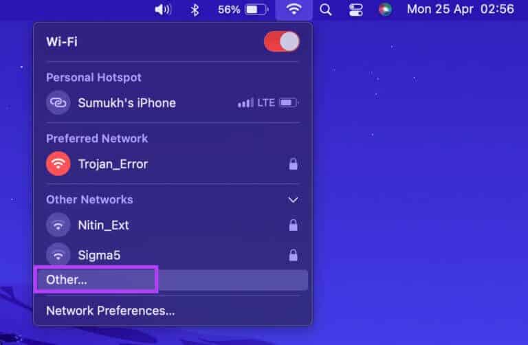 أفضل 6 طرق لإصلاح عدم عمل نقطة الاتصال الشخصية hotspot في Mac - %categories