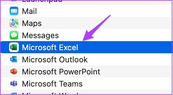 microsoft-excel-applications-finder-mac-570x314 أفضل 7 طرق لإصلاح عدم فتح Microsoft Excel على نظام Mac