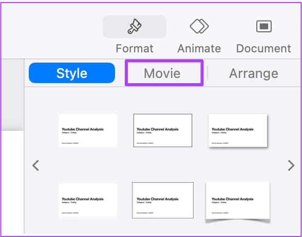 movie-format-keynote-mac-588x462 كيفية تكرار عرض الشرائح في Keynote على iPhone و Mac