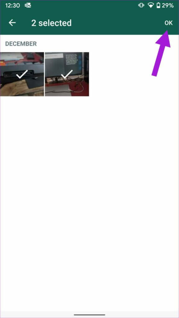 multiple-photos-selected-576x1024-1-576x1024 كيفية إرسال صور متعددة على WhatsApp لأجهزة iPhone و Android