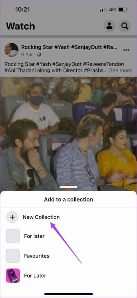 new-collection-facebook-watch-iphone-474x1024-1-474x1024 كيفية حفظ مقاطع الفيديو من Facebook Watch على iPhone و Android و Web