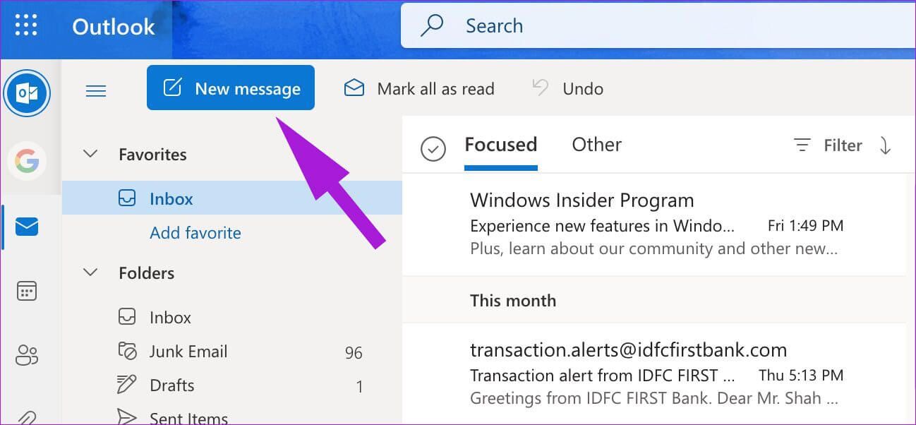 new-message-in-outlook-1298x602 كيفية إرسال صور GIF في Microsoft Outlook و Gmail