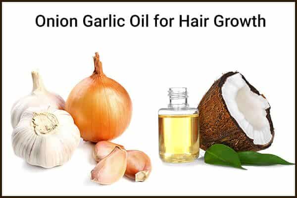 فوائد البصل والثوم لنمو الشعر وطرق استخدامهما - skin-beauty onion garlic oil for hair growth 600x400 - فوائد البصل والثوم لنمو الشعر وطرق استخدامهما