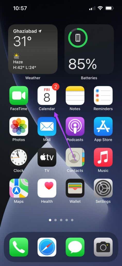 open-calendar-app-on-iphone-473x1024-1-473x1024 كيفية إضافة وإزالة العطل في تطبيق تقويم Apple