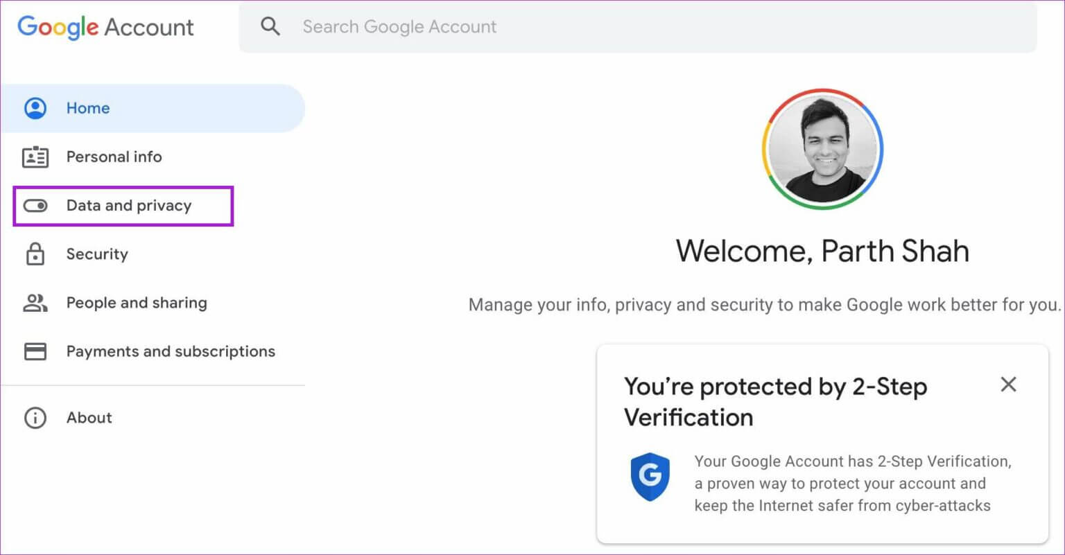 open-data-and-privacy-menu-1536x801-1-1536x801 كيفية حذف سجل بحث YouTube على الهاتف والويب