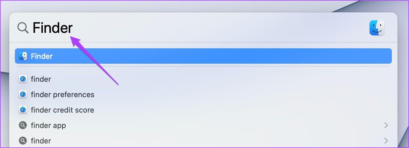 open-finder-in-spotlight-search-mac-1432x518 أفضل 6 طرق لإصلاح عدم عمل تطبيق Keynote على نظام Mac