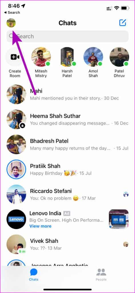 open-messenger-account-473x1024-1-473x1024 ماذا يعني عدم وجود صديقك على Facebook Messenger