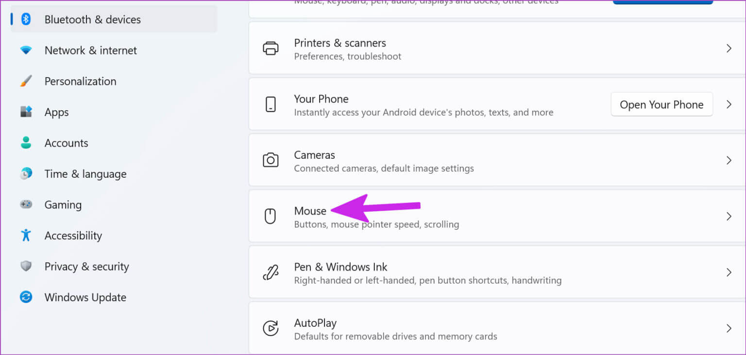 open-mouse-menu-1536x731-1-1536x731 كيفية منع الماوس ولوحة المفاتيح من إيقاظ جهاز الكمبيوتر الذي يعمل بنظام Windows 11