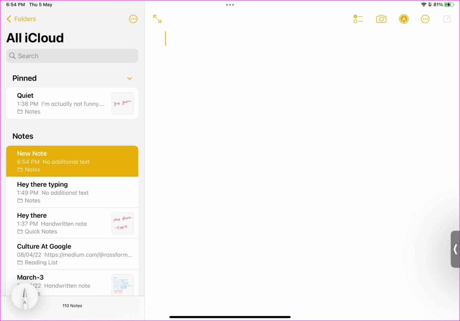 open-notes-app-from-lock-screen-1536x1073-1-1536x1073 أفضل 8 ميزات مخفية في Apple Pencil يجب عليك استخدامها