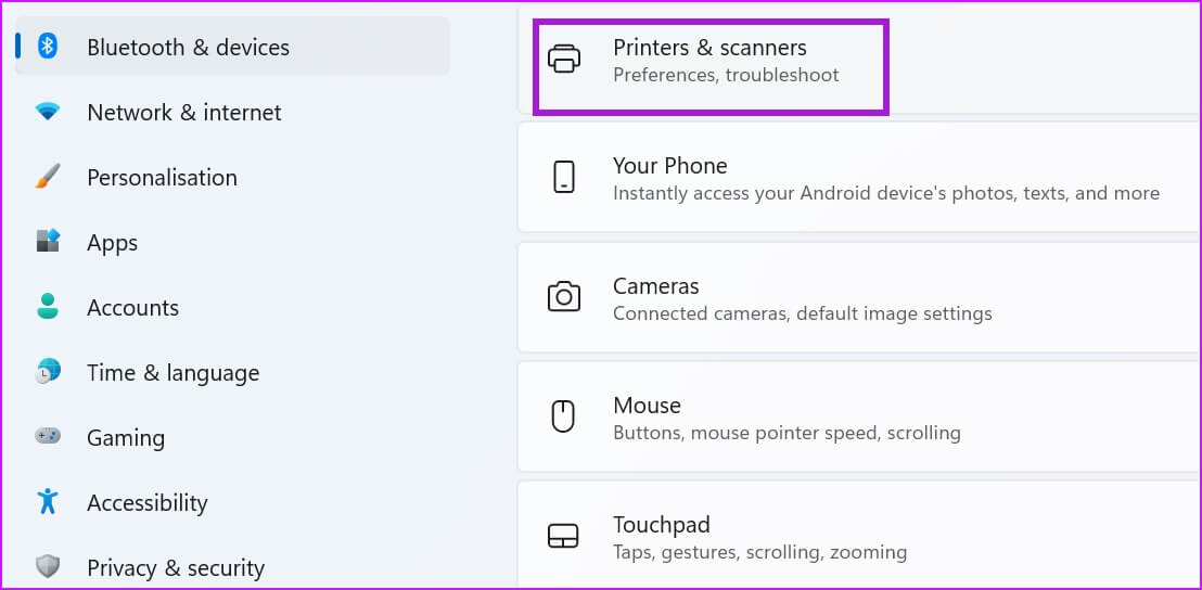 open-printer-and-scanner--1108x544 أفضل 8 طرق لإصلاح عدم استجابة Outlook عند محاولة الطباعة
