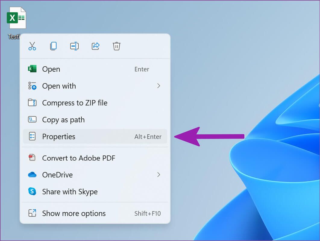open-properites-1062x800 أفضل 9 طرق لإصلاح فتح مستند فارغ في Microsoft Excel