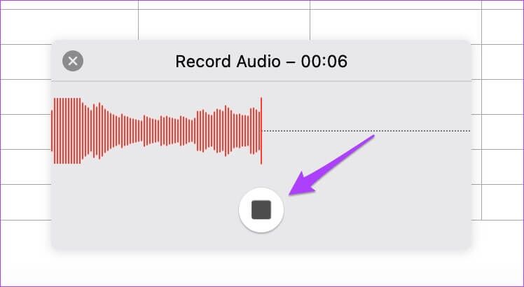 pause-recording-in-numbers-app-on-mac-748x410 كيفية إضافة ملف صوتي في تطبيق Apple Numbers