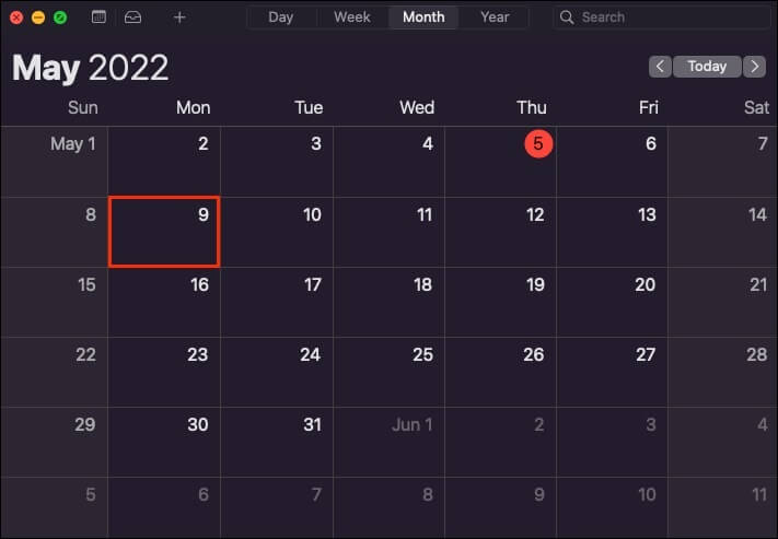 pick-the-date-711x493 كيفية ضبط عداد الوقت على جهاز Mac