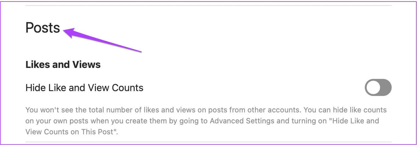 posts-privacy-settings-instagram-desktop-1366x476 كيفية إخفاء الإعجابات وعرض الحسابات على Instagram