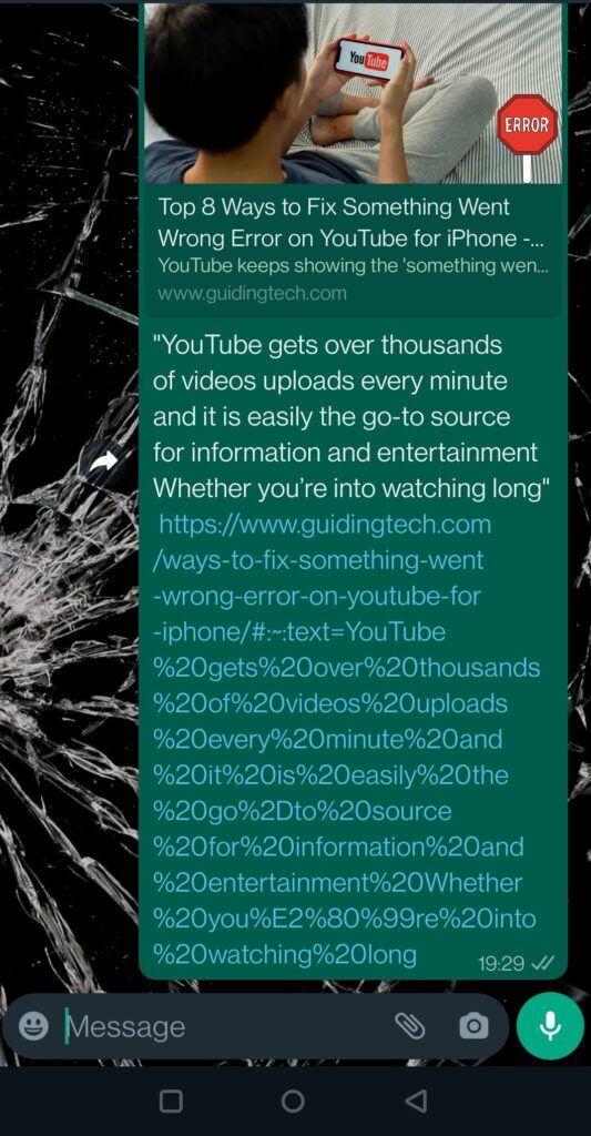 quote-cards-chrome-share-link-533x1024-1-533x1024 كيفية إنشاء بطاقات اقتباس في Google Chrome على Android
