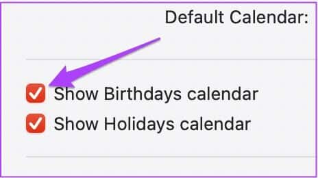 remove-birthdays-calendar-mac-464x260 كيفية إضافة وإزالة العطل في تطبيق تقويم Apple