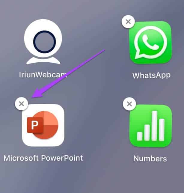 remove-powerpoint-app-from-mac-614x644 أفضل 7 طرق لإصلاح عدم فتح Microsoft PowerPoint على جهاز Mac