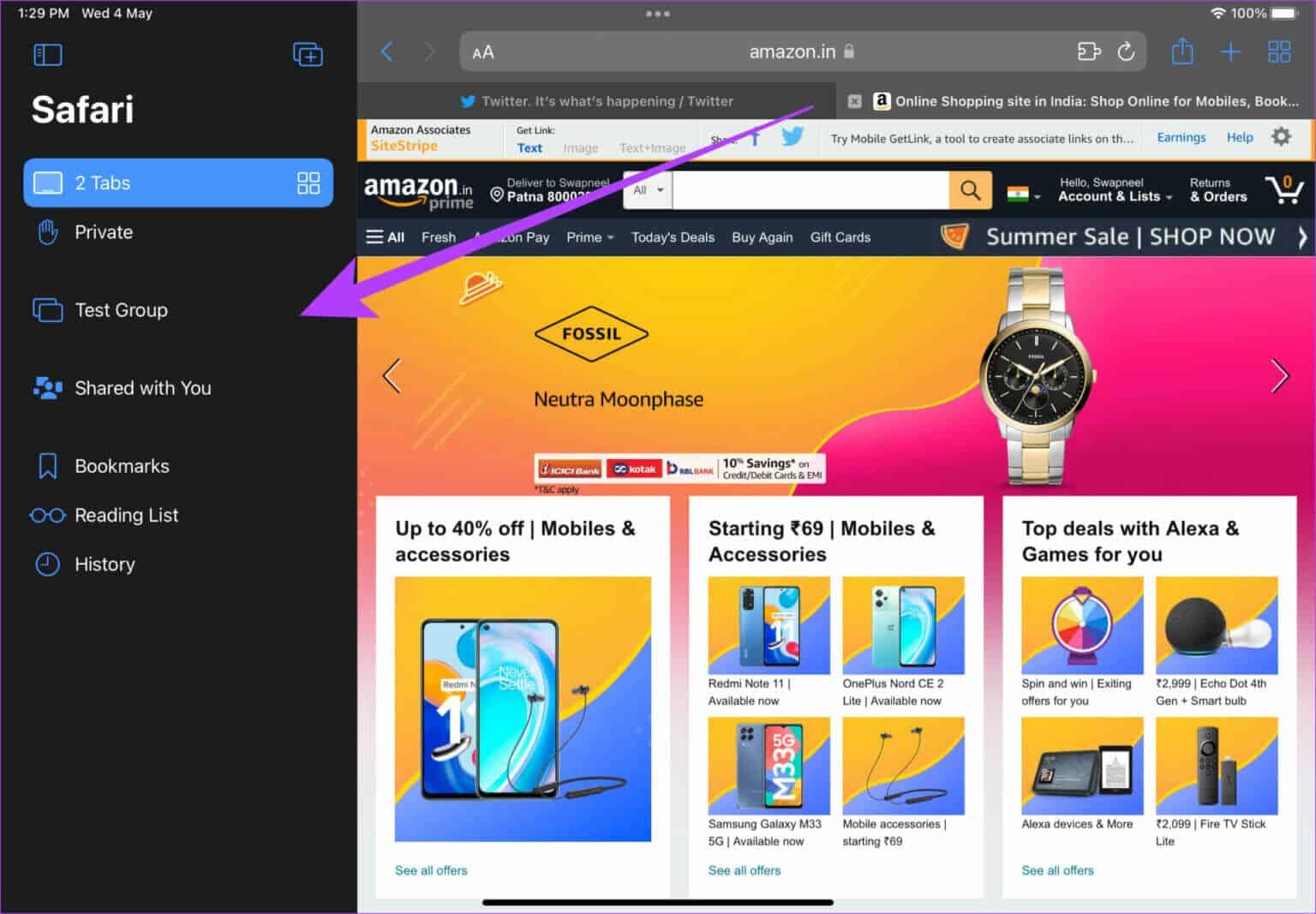 safari-tabs-10-1536x1067-1-1536x1067 كيفية استخدام مجموعات علامات التبويب في Safari على أجهزة Mac و iPhone و iPad