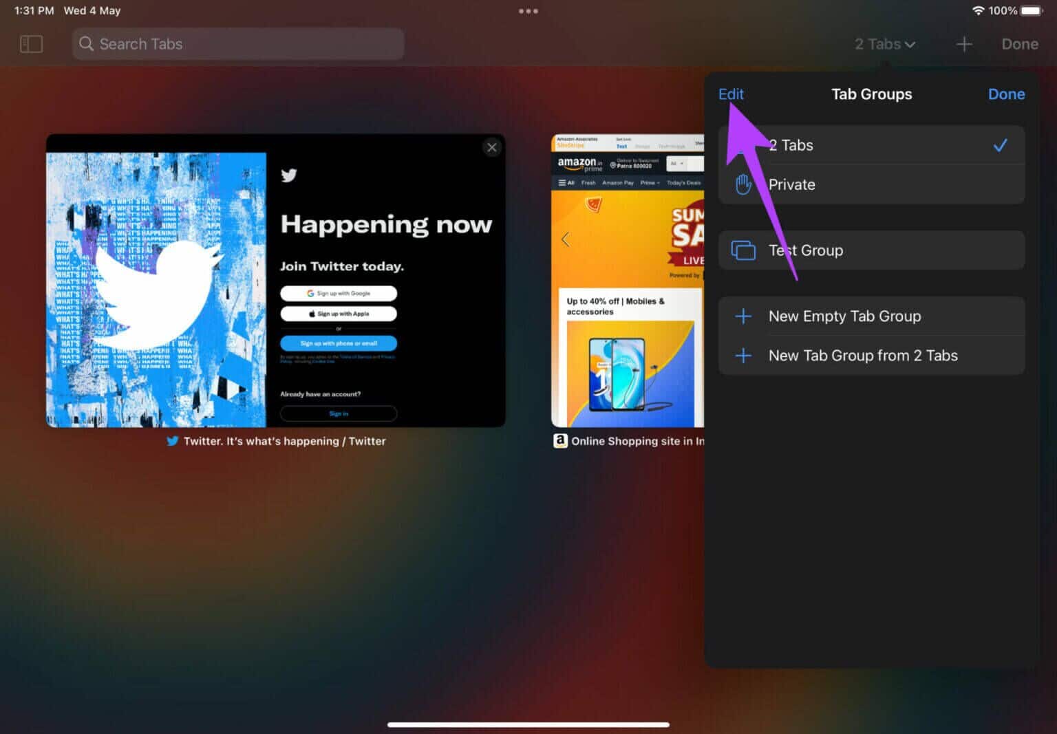 safari-tabs-11-1536x1067-1-1536x1067 كيفية استخدام مجموعات علامات التبويب في Safari على أجهزة Mac و iPhone و iPad