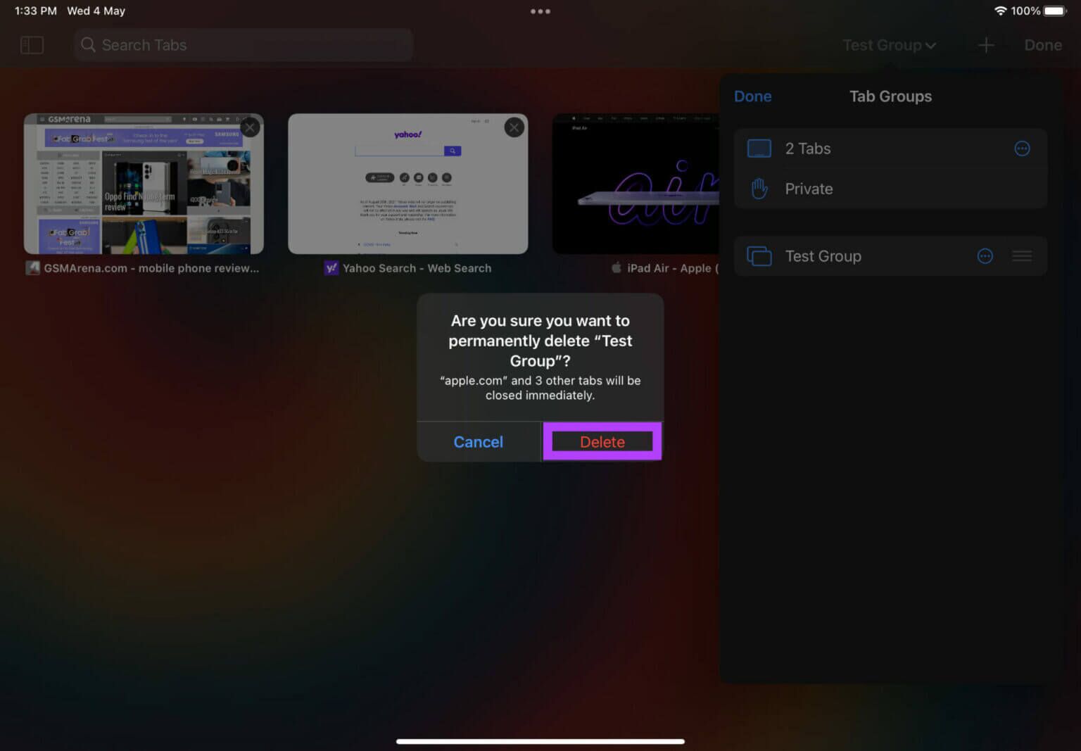 safari-tabs-14-1536x1067-1-1536x1067 كيفية استخدام مجموعات علامات التبويب في Safari على أجهزة Mac و iPhone و iPad