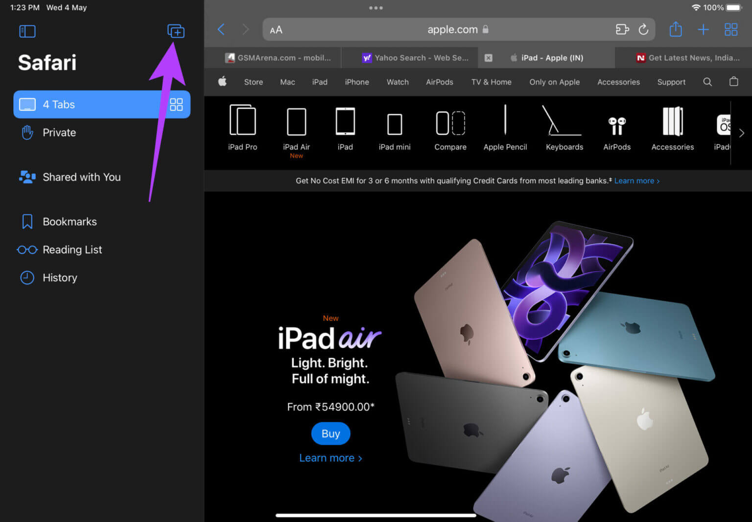 safari-tabs-4-1536x1067-1-1536x1067 كيفية استخدام مجموعات علامات التبويب في Safari على أجهزة Mac و iPhone و iPad