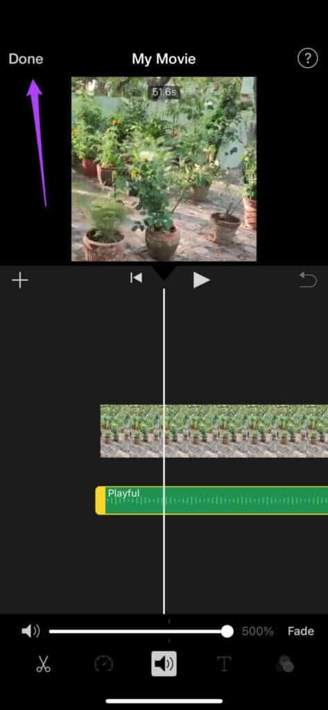 save-project-imovie-in-iphone-473x1024-1-473x1024 كيفية إضافة Theme Soundtrack في iMovie على iPhone و iPad و Mac
