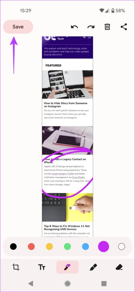 scrolling-screenie-android-12-write-1-474x1024-1-474x1024 كيفية أخذ لقطات شاشة قابلة للتمرير على Android 12