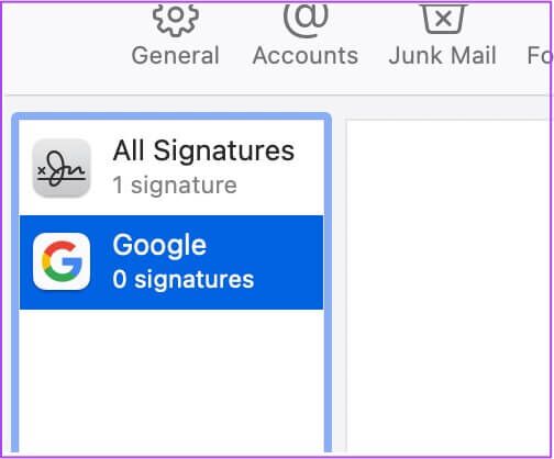 select-email-id-to-add-signature-apple-mail-mac-504x418 كيفية إضافة التوقيع في تطبيق Apple Mail على iPhone و iPad و Mac