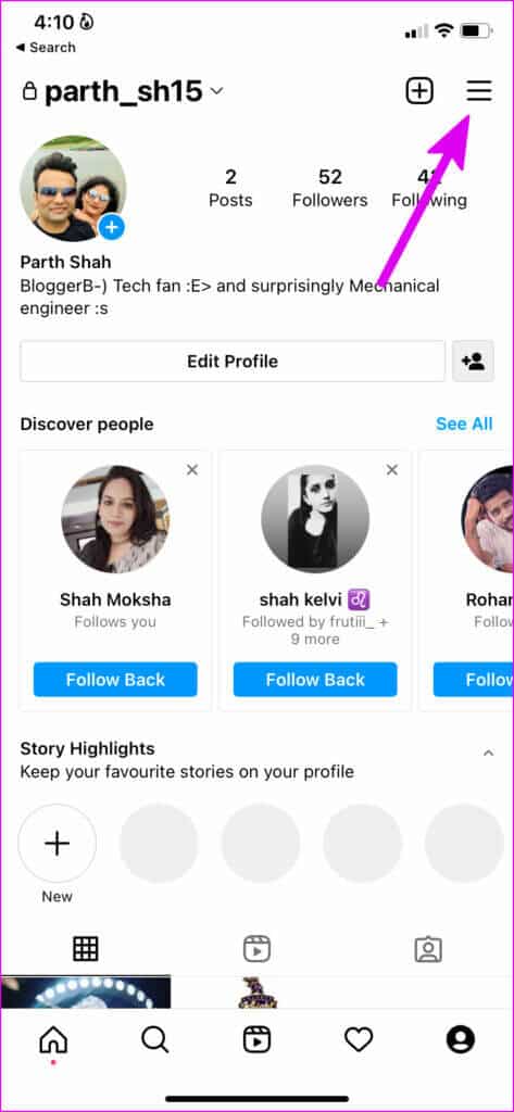 select-hamburger-menu-473x1024-1-473x1024 أفضل 5 طرق لإصلاح خطأ إجراء حظر Instagram