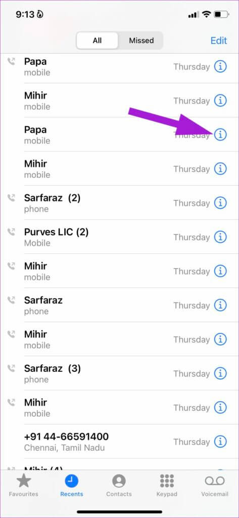 select-info-button-473x1024-1-473x1024 كيفية التحقق من مدة المكالمة على iPhone و Android