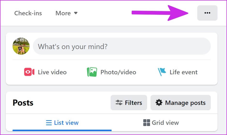 select-more-menu-1-938x556 كيفية قفل ملف تعريف Facebook على الهاتف المحمول والويب