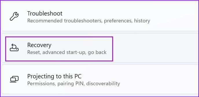 select-recovery--688x338 أفضل 8 طرق لإصلاح بطئ Windows 11 بعد التحديث