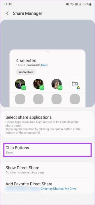 share-menu-12-1-326x700 كيفية تخصيص قائمة المشاركة على هواتف Samsung Galaxy