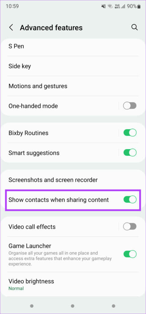 share-menu-2-477x1024-1-477x1024 كيفية تخصيص قائمة المشاركة على هواتف Samsung Galaxy