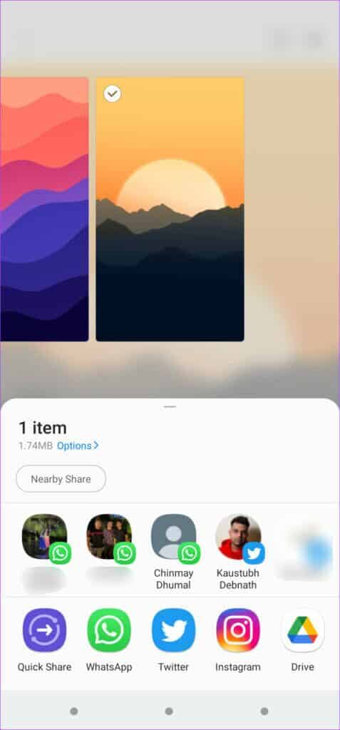 share-menu-5-477x1024-1-477x1024 كيفية تخصيص قائمة المشاركة على هواتف Samsung Galaxy