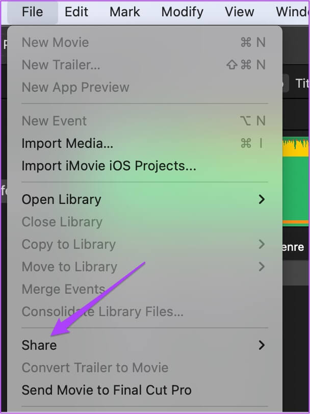 share-movie-in-imovie-mac-608x812 كيفية إضافة Theme Soundtrack في iMovie على iPhone و iPad و Mac